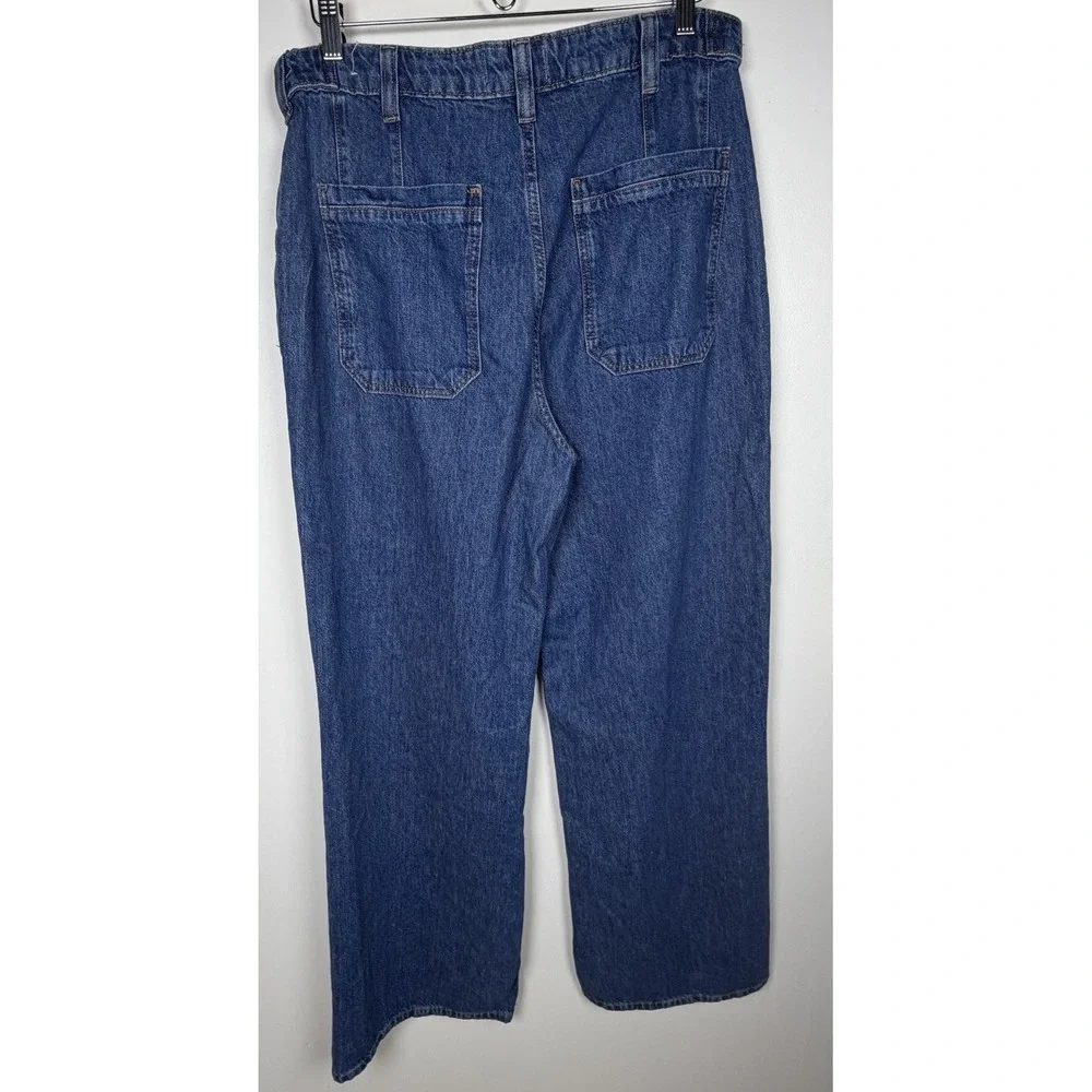 Free People X We The Free Palmer Cuffed Jeans Size 29 In Tunnel Vision NWOT